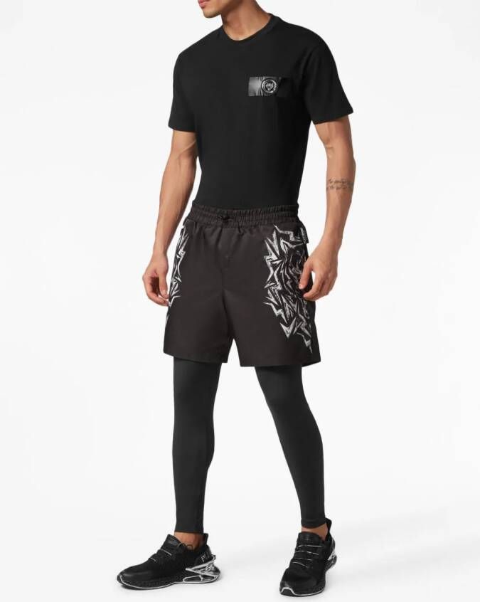 Plein Sport Legging met tijgerprint Zwart