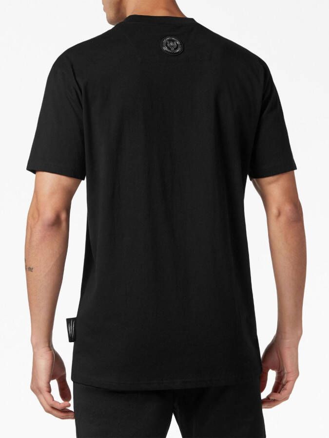 Plein Sport T-shirt met print Zwart