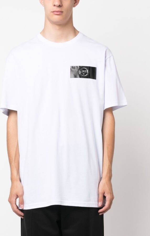 Plein Sport T-shirt met print Wit
