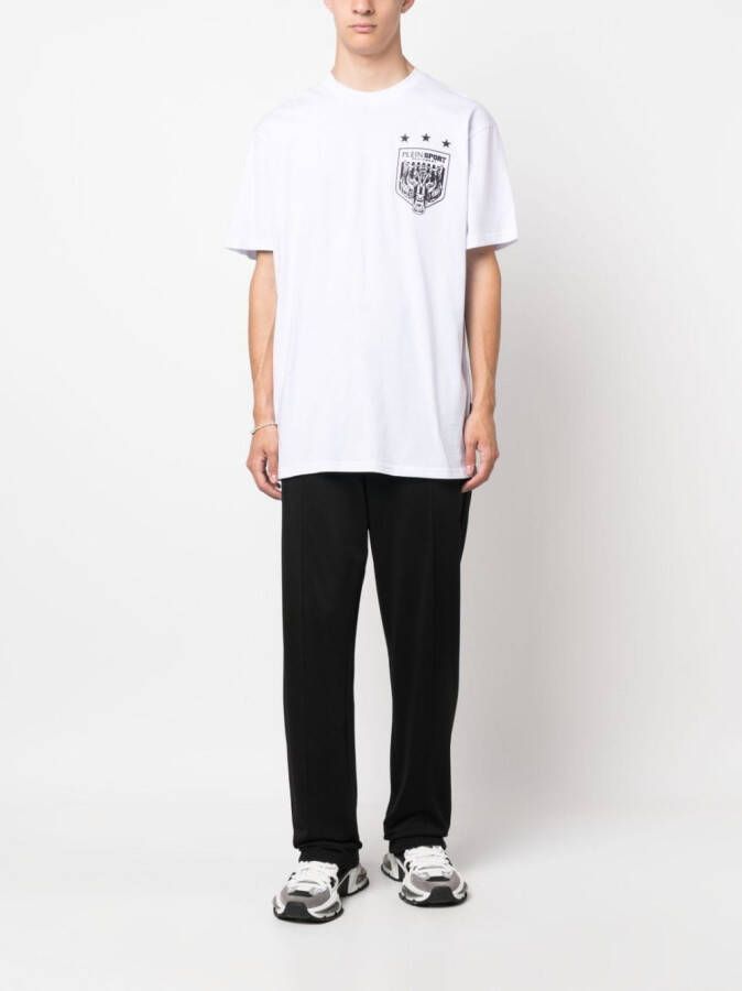 Plein Sport T-shirt met print Wit