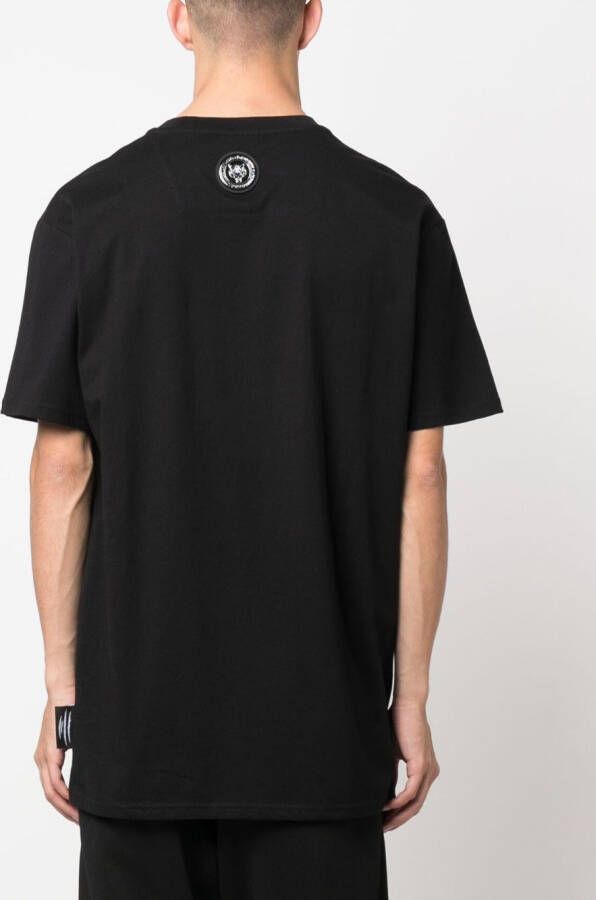 Plein Sport T-shirt met print Zwart