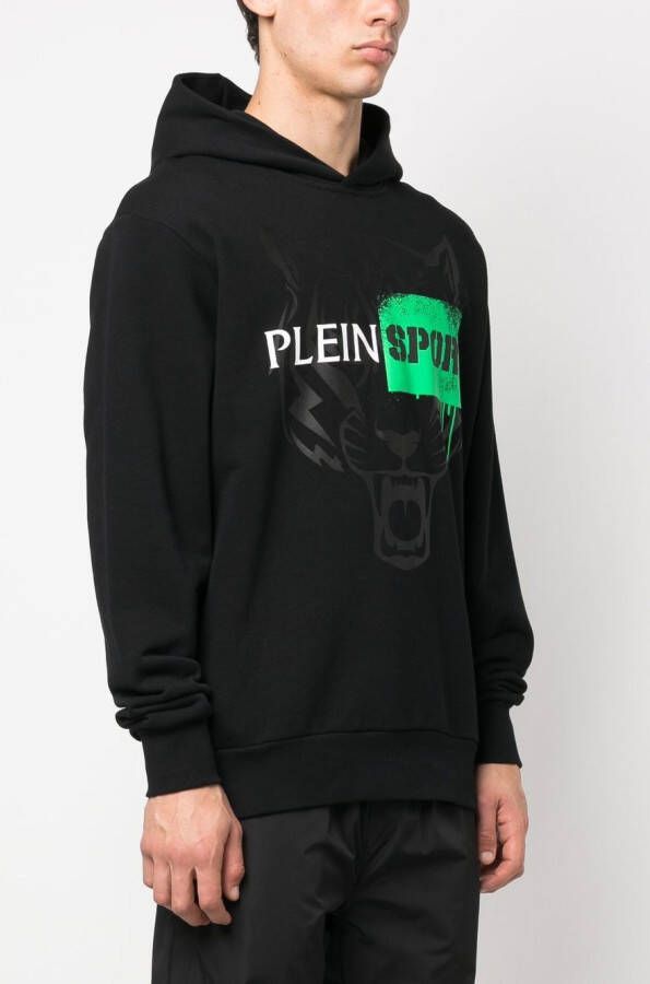 Plein Sport Hoodie met lange mouwen Zwart