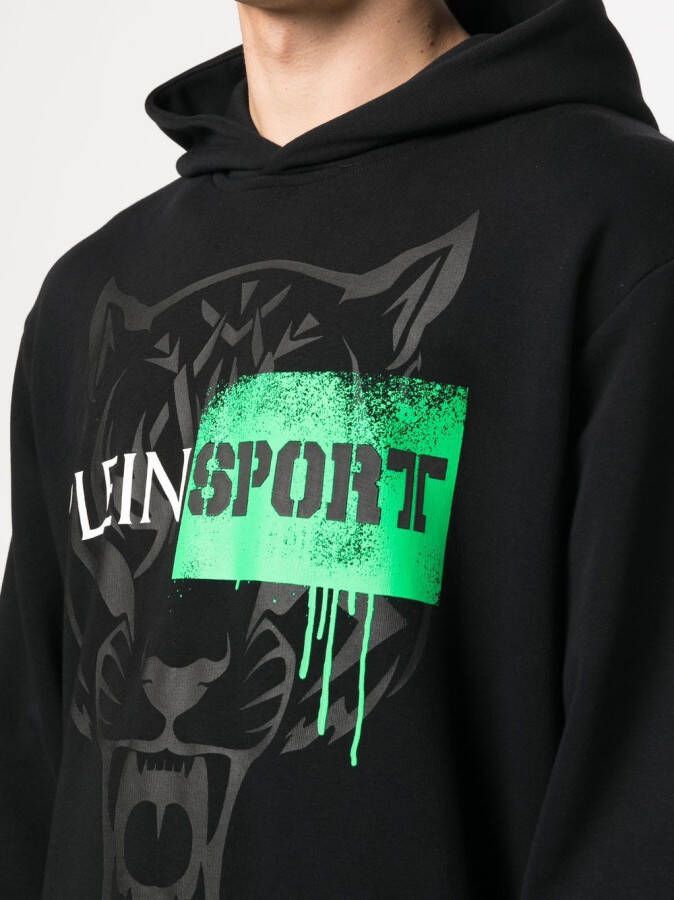 Plein Sport Hoodie met lange mouwen Zwart