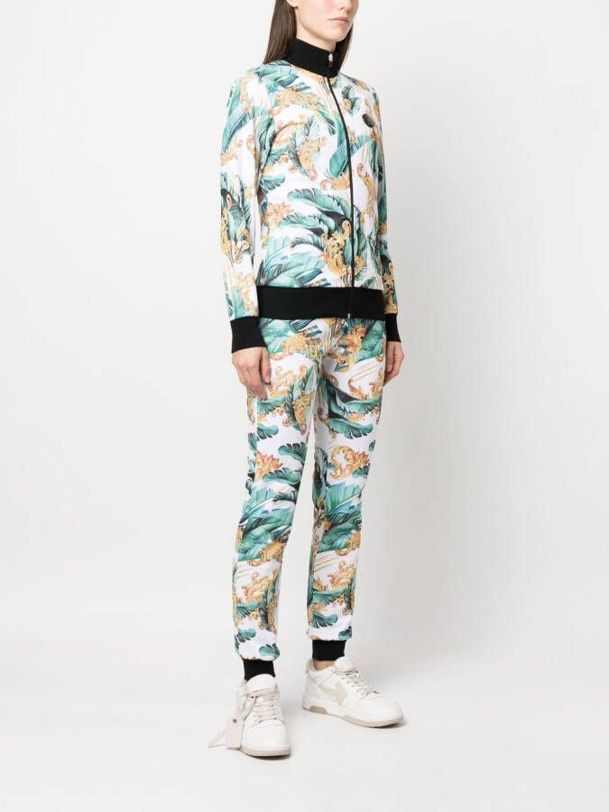 Plein Sport Trainingsbroek met bloemenprint Groen