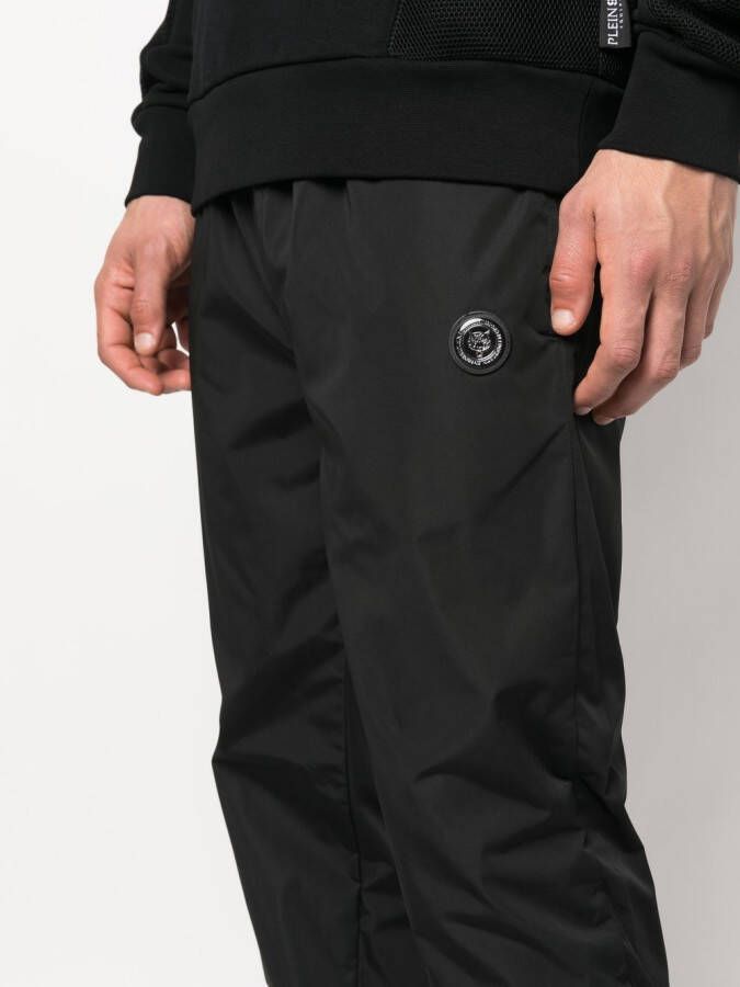 Plein Sport Trainingsbroek met logopatch Zwart