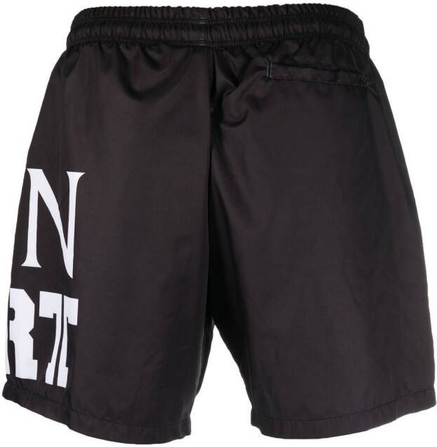 Plein Sport Zwembroek met logoprint Zwart