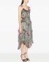 PNK Midi-jurk met bloemenprint Groen - Thumbnail 3