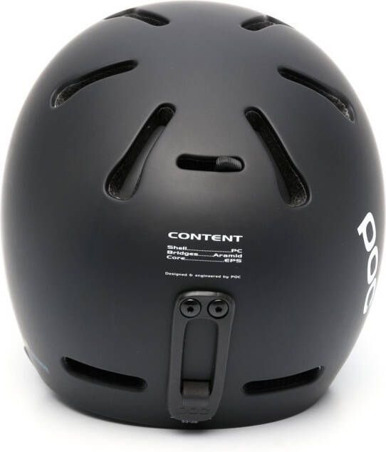 POC Helm met logoprint Zwart