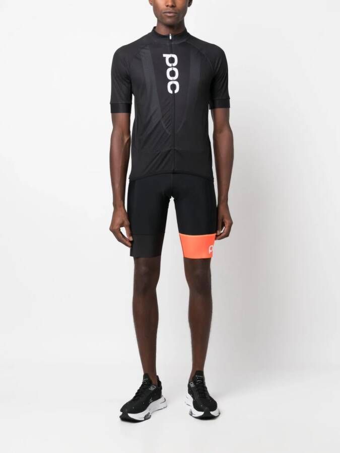 POC Fietsshirt met logoprint Zwart