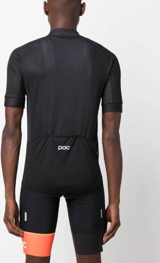 POC Fietsshirt met logoprint Zwart