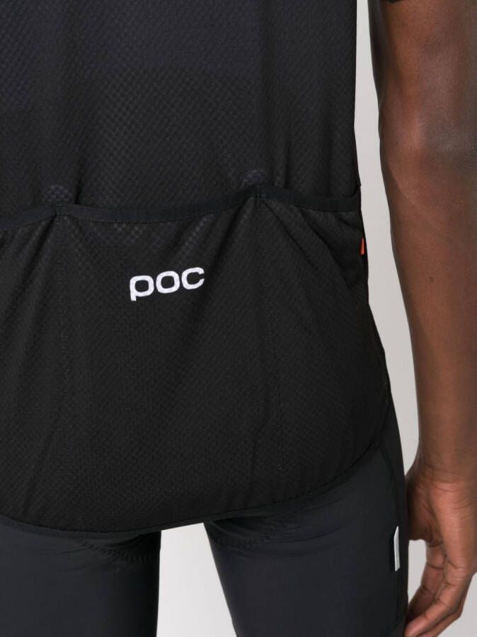 POC Fietsshirt met logoprint Zwart
