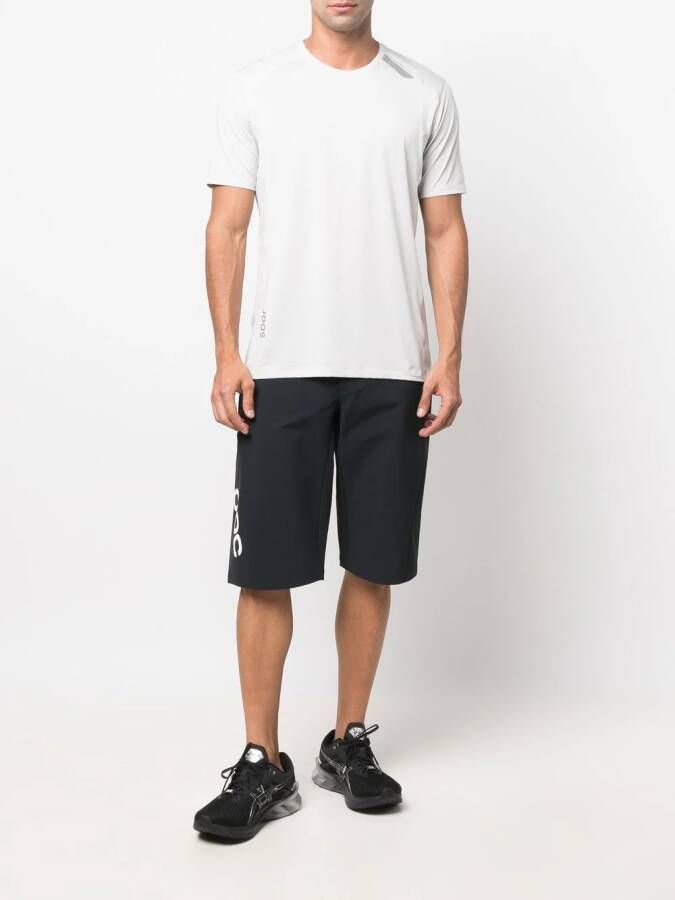 POC Trainingsshorts met logoprint Zwart