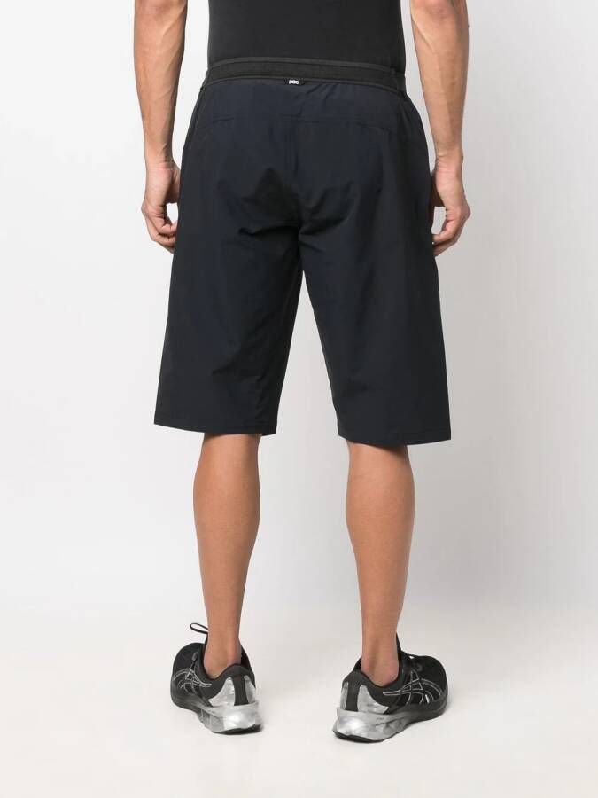 POC Trainingsshorts met logoprint Zwart