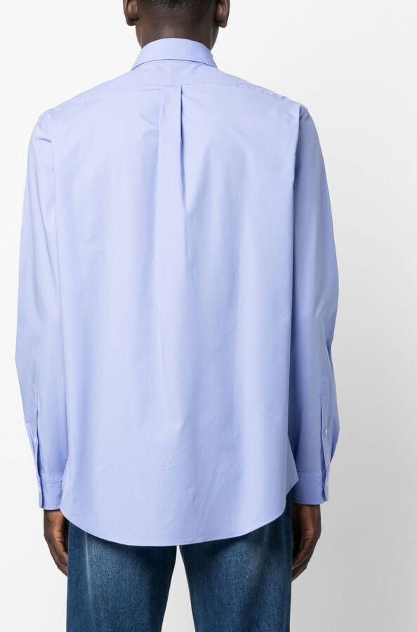 Polo Ralph Lauren Overhemd met geborduurd logo Blauw