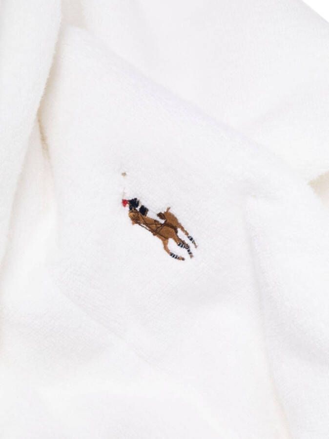 Polo Ralph Lauren Badjas met geborduurd logo Wit