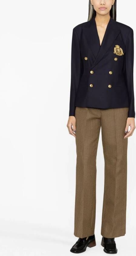 Polo Ralph Lauren Blazer met dubbele rij knopen Blauw