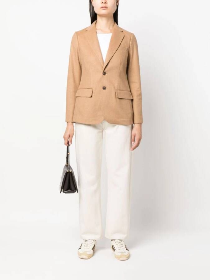 Polo Ralph Lauren Blazer met enkele rij knopen Beige