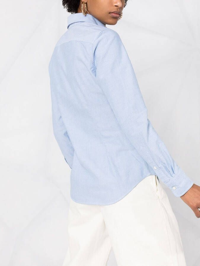 Polo Ralph Lauren Blouse met geborduurd logo Blauw
