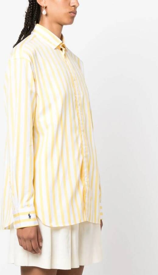 Polo Ralph Lauren Blouse met geborduurd logo Wit