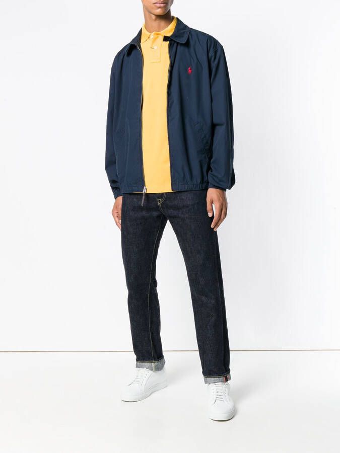 Polo Ralph Lauren bomberjack met rits Blauw
