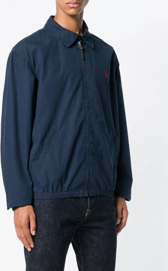 Polo Ralph Lauren bomberjack met rits Blauw