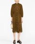 Polo Ralph Lauren Broderie anglaise blousejurk Bruin - Thumbnail 2