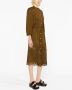 Polo Ralph Lauren Broderie anglaise blousejurk Bruin - Thumbnail 4