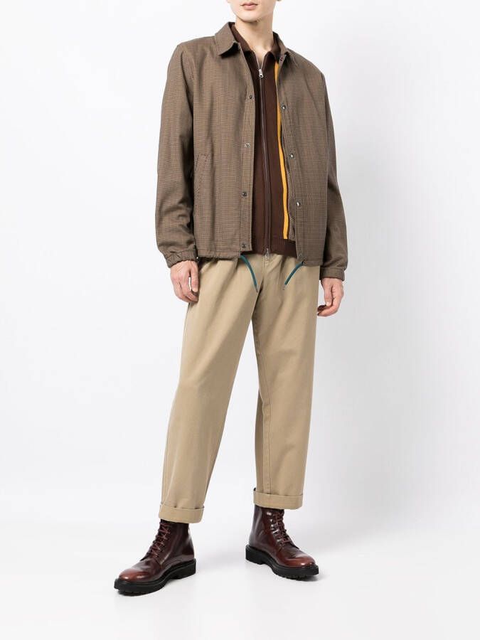 Polo Ralph Lauren Withman geplooide twill broek Bruin