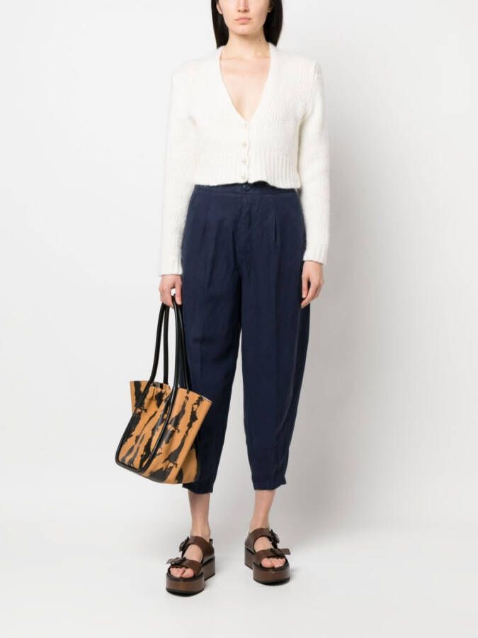 Polo Ralph Lauren Broek met toelopende pijpen Blauw
