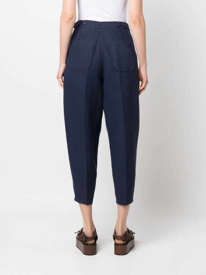 Polo Ralph Lauren Broek met toelopende pijpen Blauw