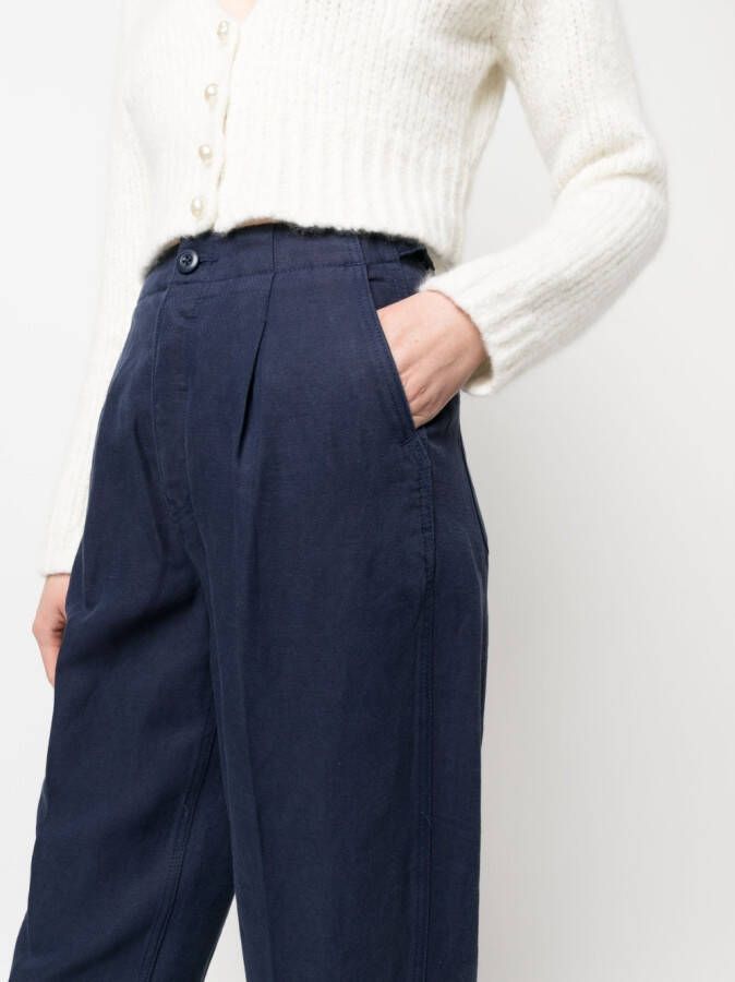 Polo Ralph Lauren Broek met toelopende pijpen Blauw