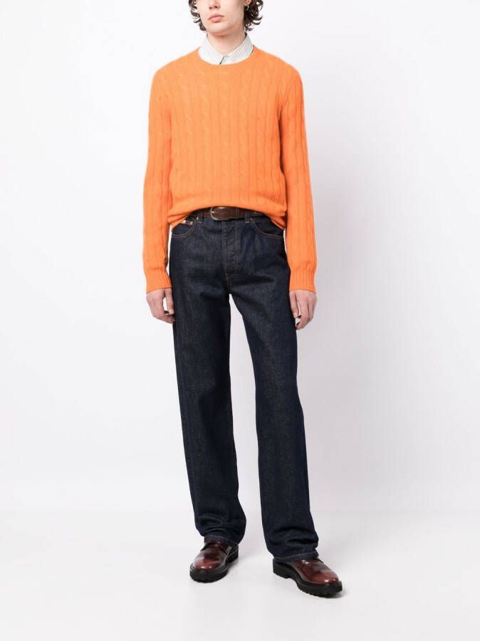 Polo Ralph Lauren Kabelgebreide trui Oranje