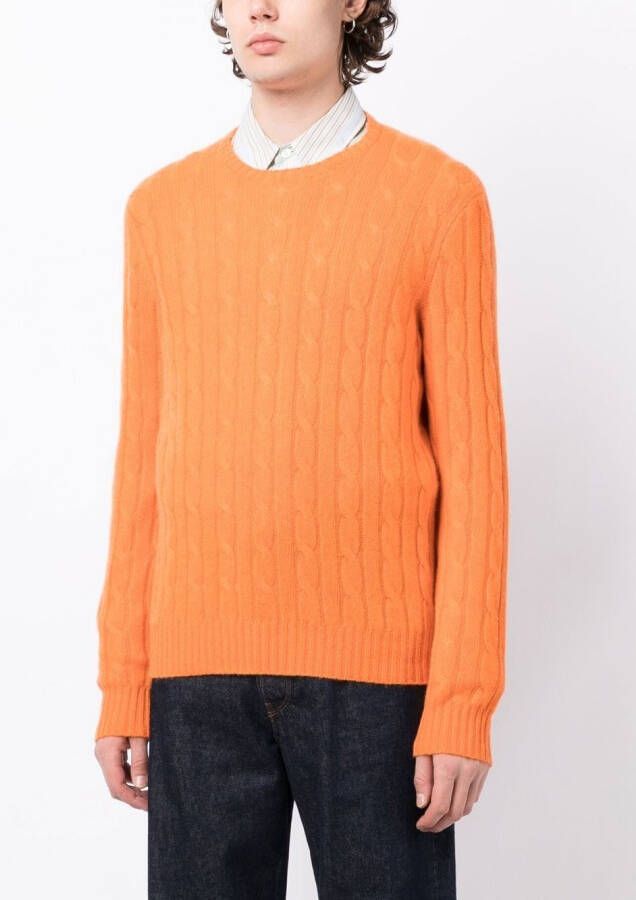 Polo Ralph Lauren Kabelgebreide trui Oranje