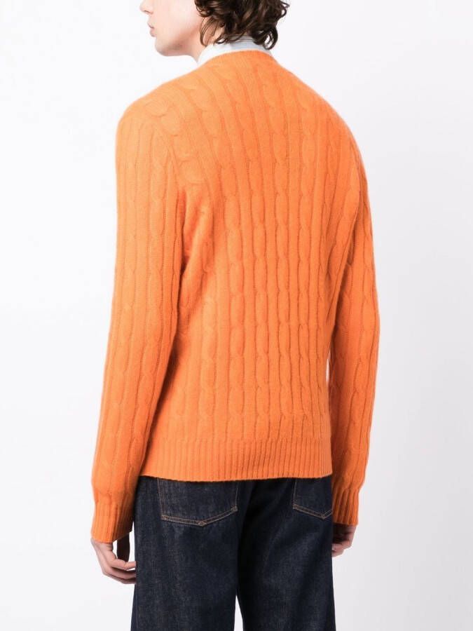 Polo Ralph Lauren Kabelgebreide trui Oranje