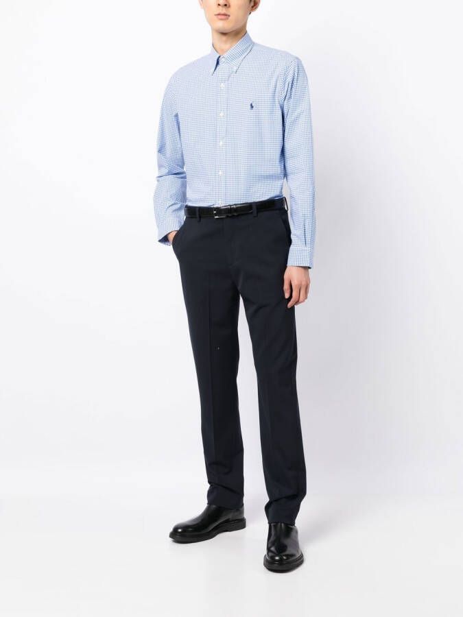 Polo Ralph Lauren Geruit overhemd Blauw