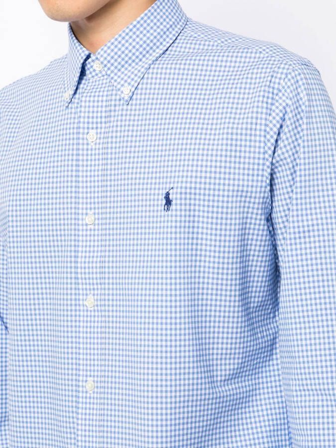 Polo Ralph Lauren Geruit overhemd Blauw