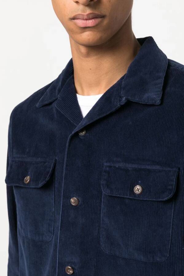 Polo Ralph Lauren Ribfluwelen overhemd Blauw