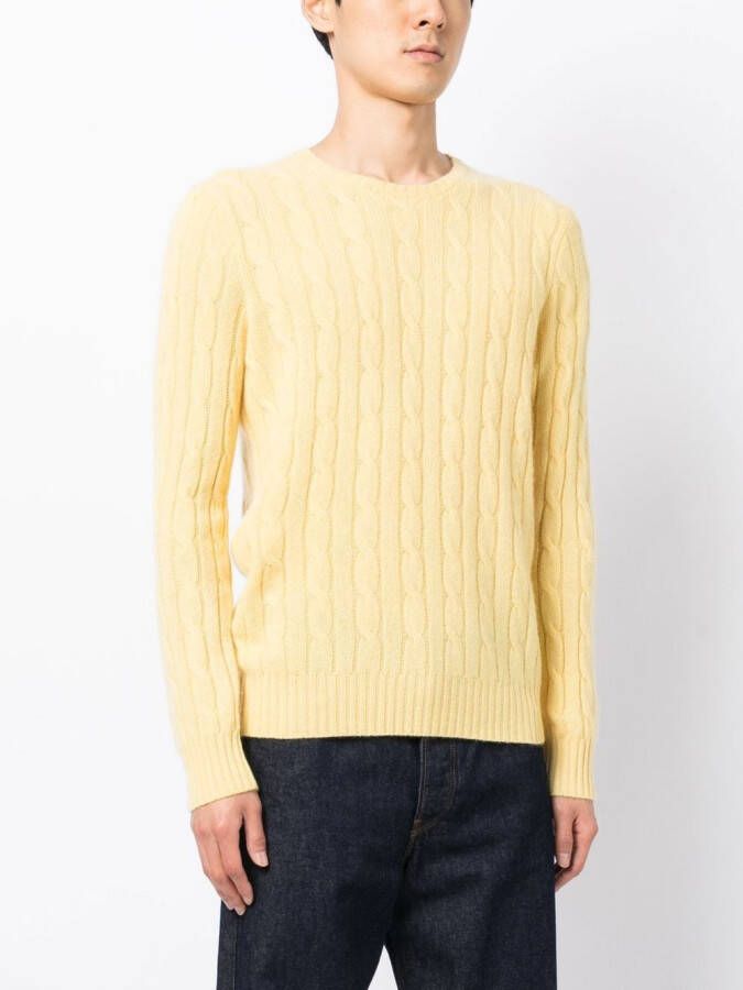 Polo Ralph Lauren Kabelgebreide trui Geel