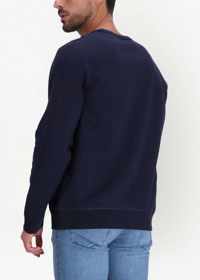 Polo Ralph Lauren Sweater van katoenblend met logo-reliëf Blauw
