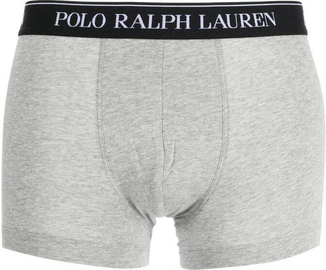 Polo Ralph Lauren Drie boxershorts met logoband Grijs