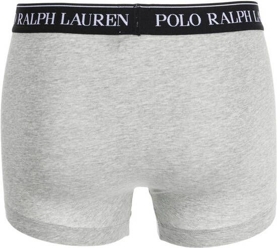 Polo Ralph Lauren Drie boxershorts met logoband Grijs
