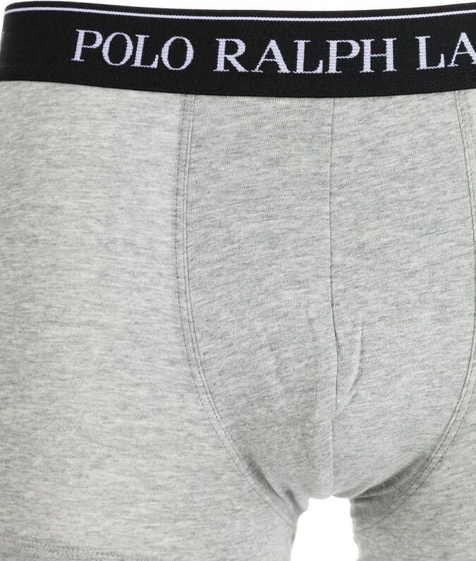 Polo Ralph Lauren Drie boxershorts met logoband Grijs