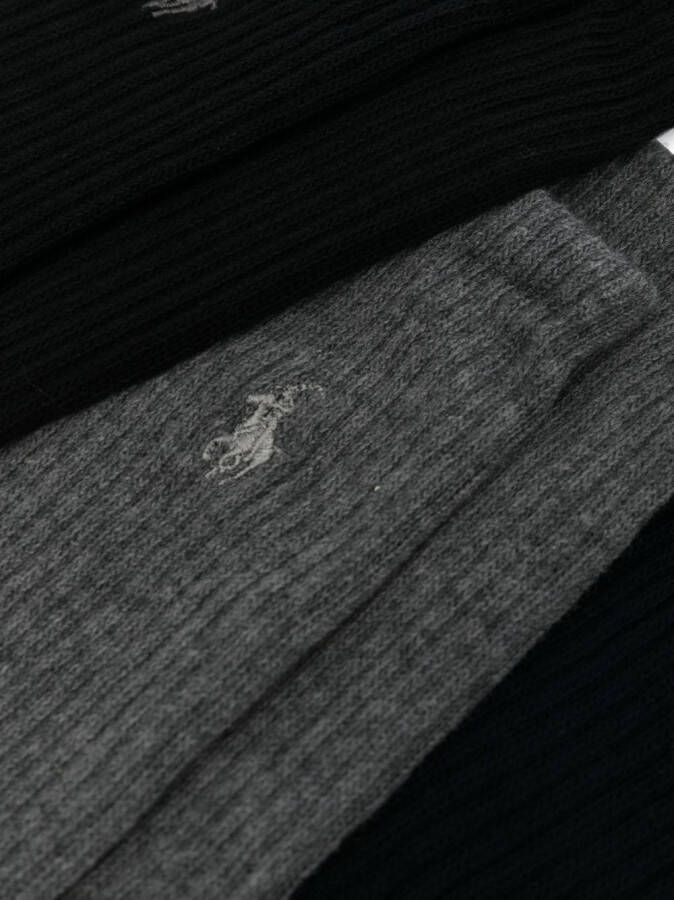 Polo Ralph Lauren Drie paar sokken Zwart