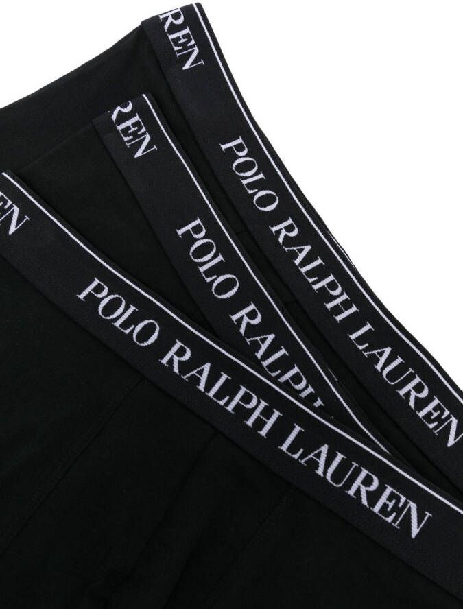 Polo Ralph Lauren Drie slips met logoband Zwart