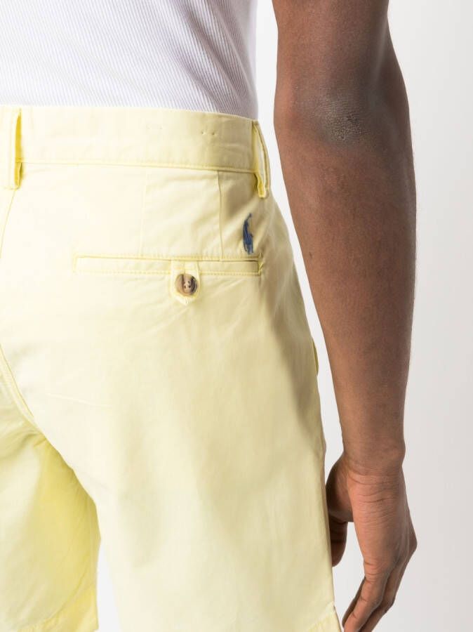 Polo Ralph Lauren Shorts met geborduurd logo Geel