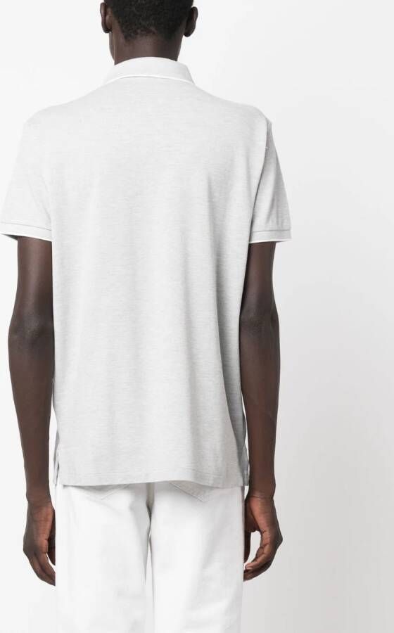 Polo Ralph Lauren Poloshirt met geborduurd logo Grijs