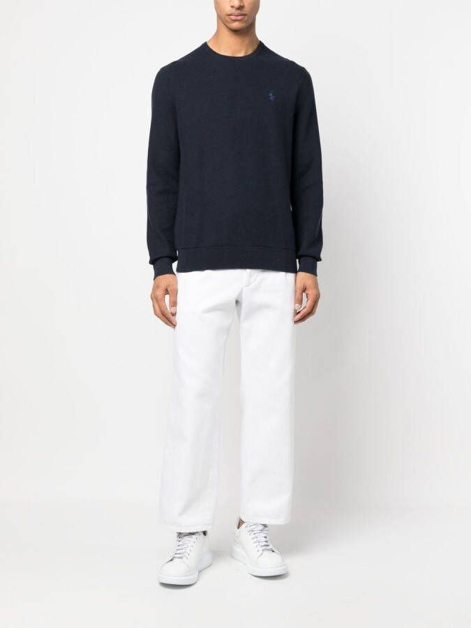 Polo Ralph Lauren Trui met geborduurd logo Blauw