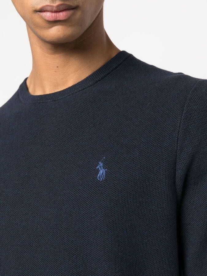 Polo Ralph Lauren Trui met geborduurd logo Blauw