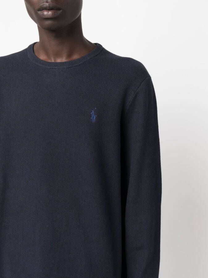 Polo Ralph Lauren Trui met geborduurd logo Blauw