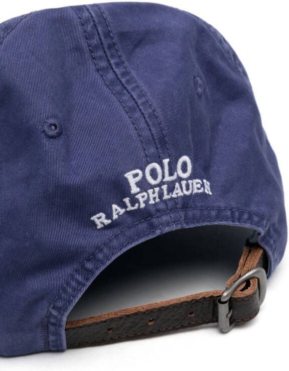 Polo Ralph Lauren Pet met geborduurd logo Blauw